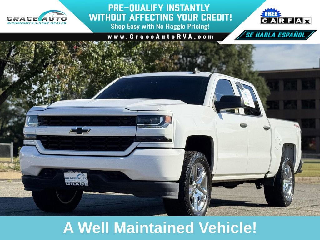 Used 2018 Chevrolet Silverado 1500 Custom w/ Custom Convenience Package image 1