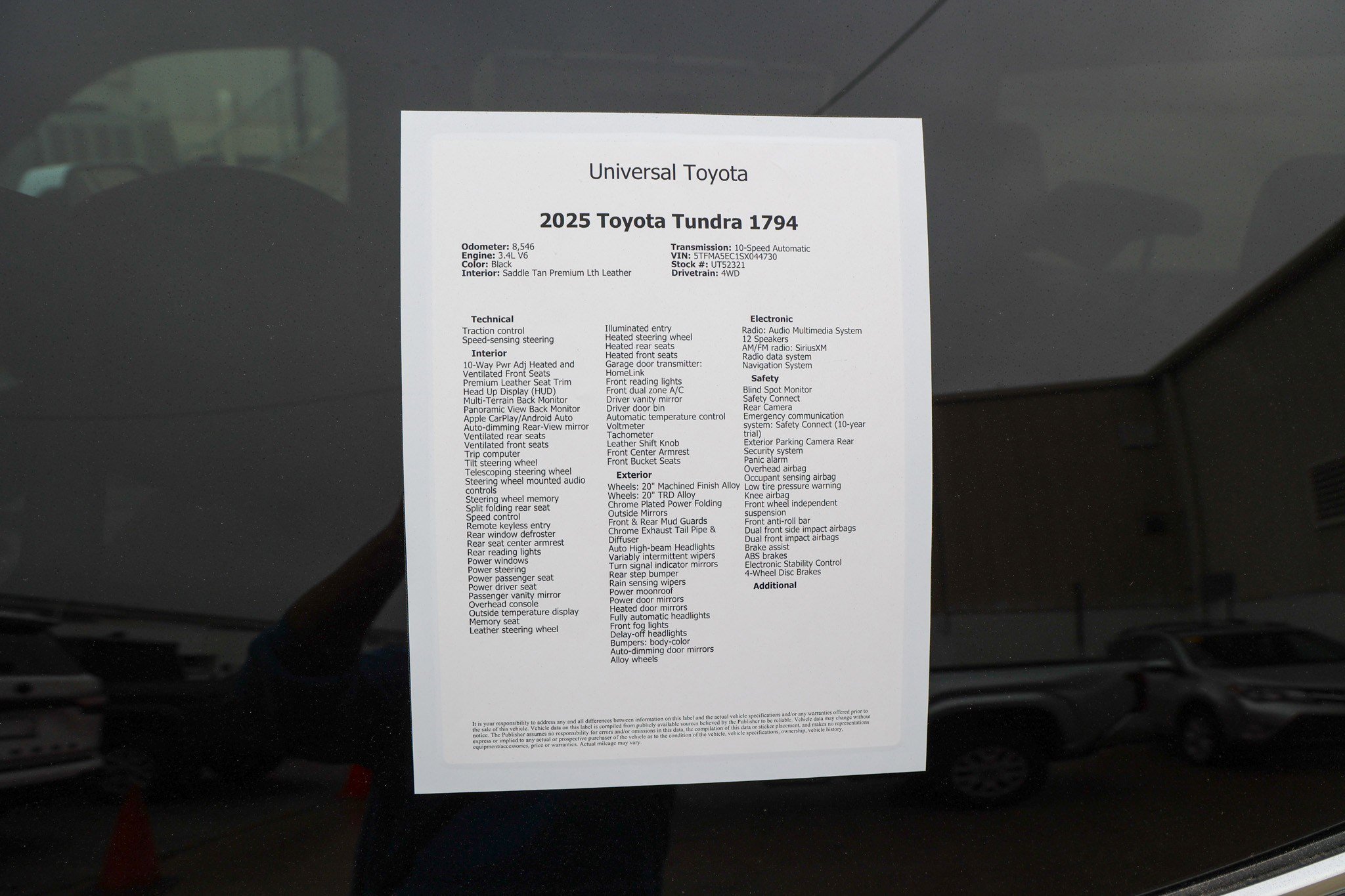 Used 2025 Toyota Tundra 1794 Edition w/ TRD Off-Road Package image 51