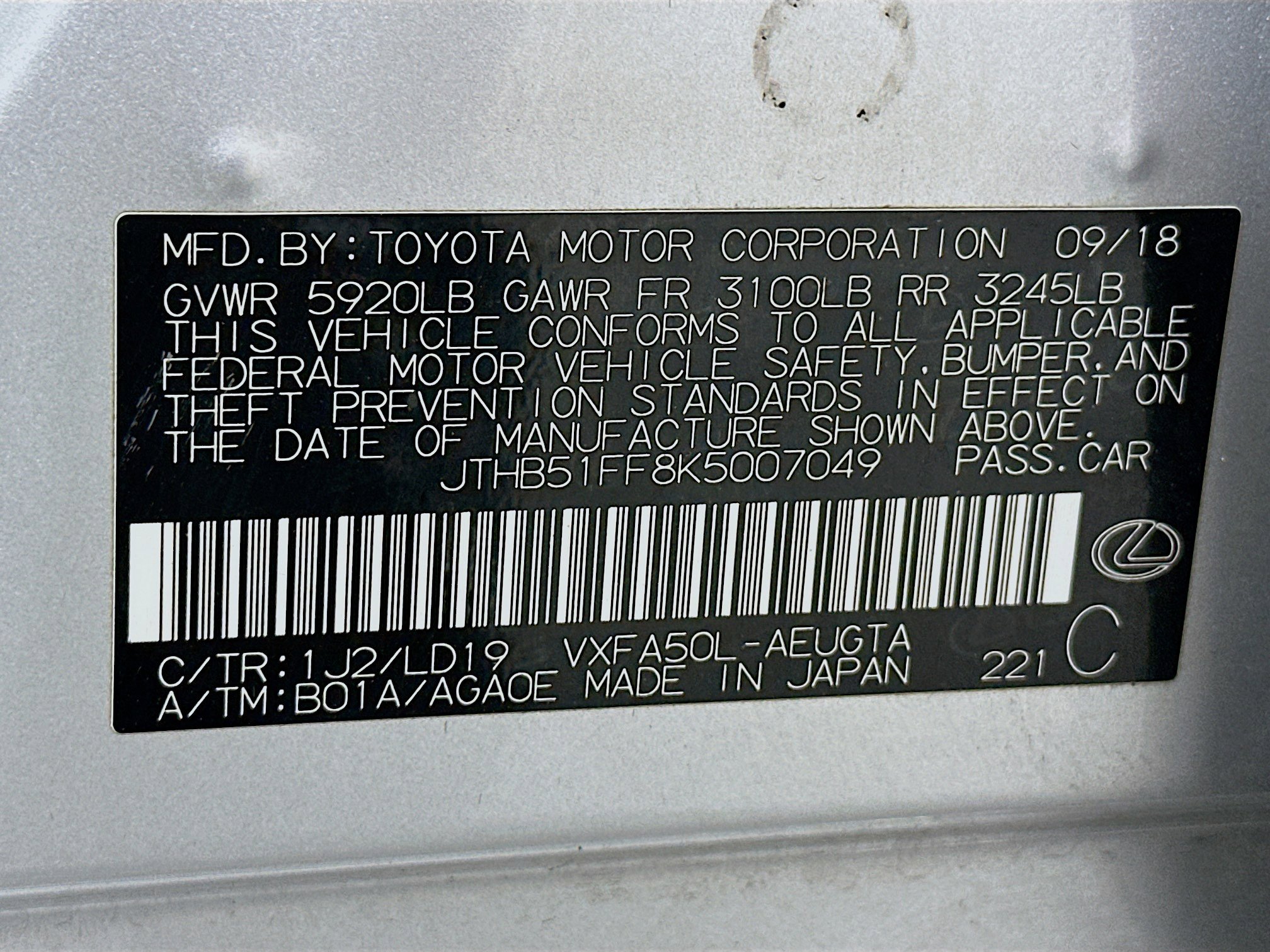 Used 2019 Lexus LS 500 LS 500 image 12