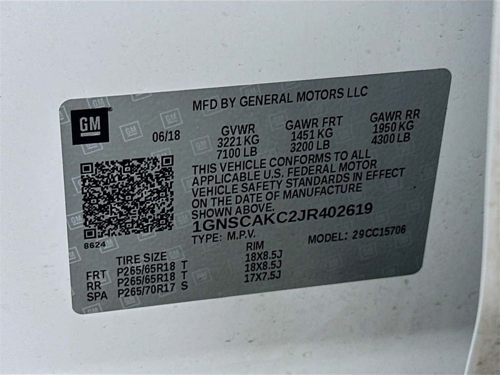 Used 2018 Chevrolet Tahoe LS w/ Max Trailering Package image 37