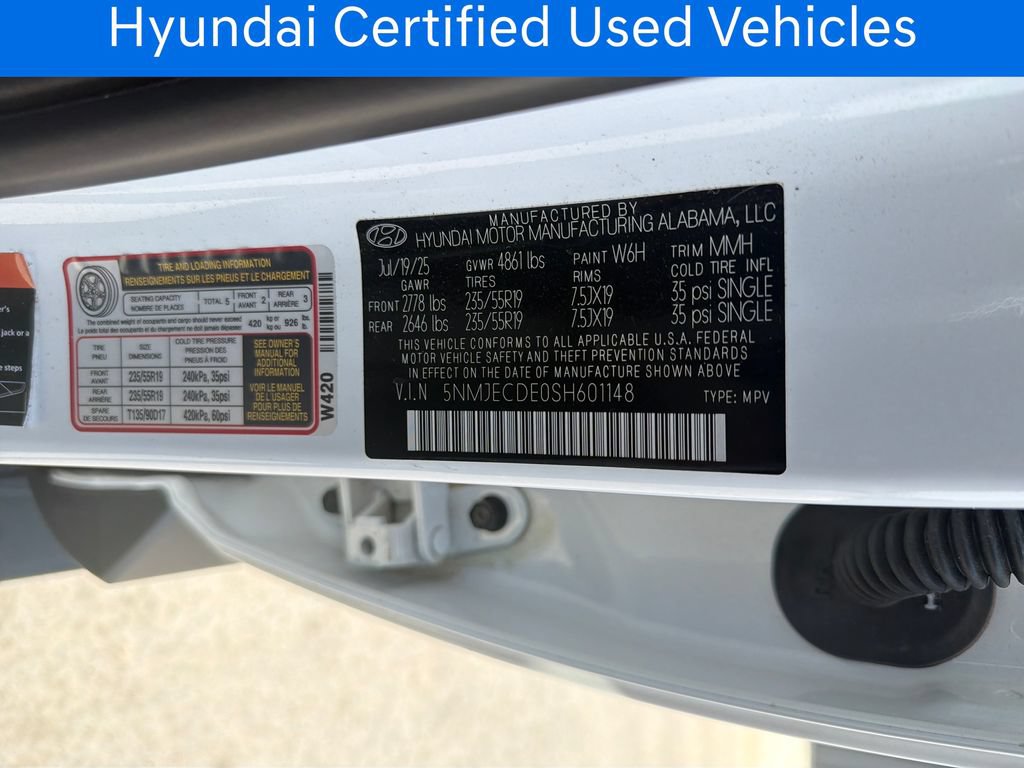 Certified 2025 Hyundai Tucson Limited AWD/4WD image 32