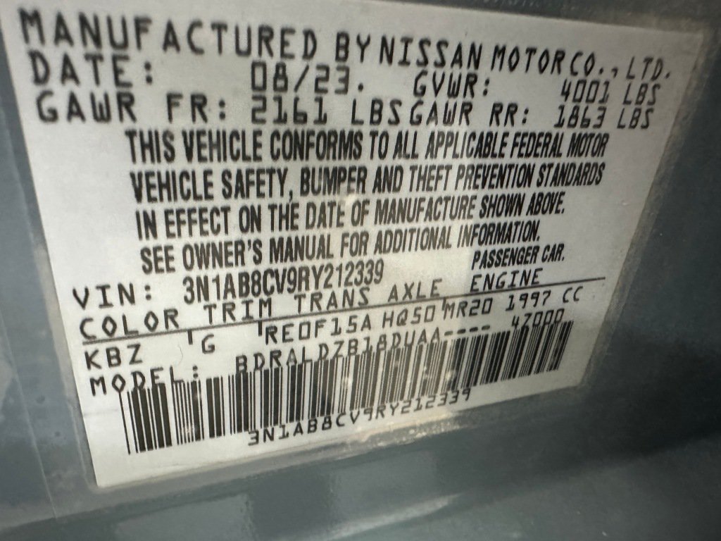 Used 2024 Nissan Sentra SV w/ All-Weather Package FWD image 36