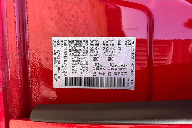 New 2026 Nissan Frontier SV w/ All-Weather Content Package AWD/4WD image 8