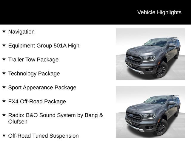 Used 2023 Ford Ranger Lariat w/ Equipment Group 501A High AWD/4WD image 7