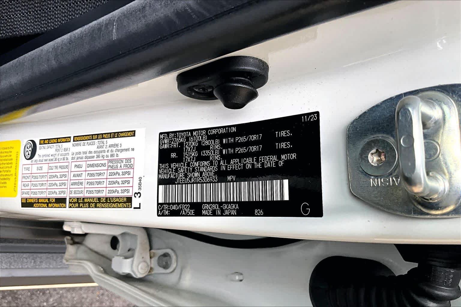 Certified 2024 Toyota 4Runner SR5 RWD image 34