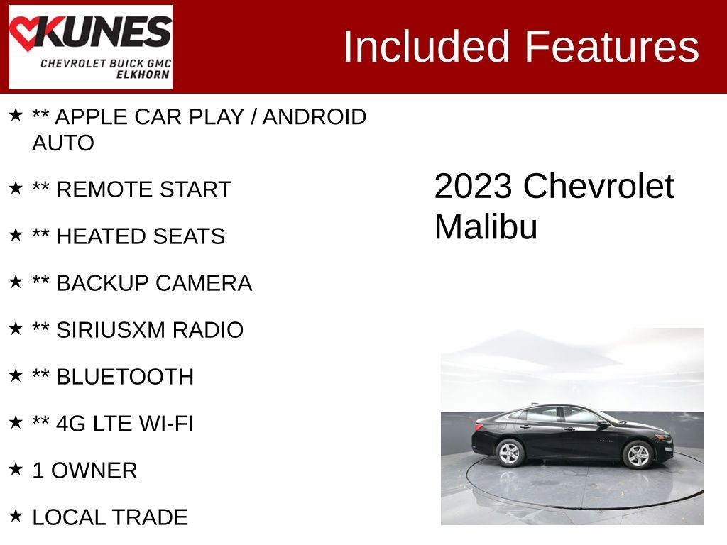 Used 2023 Chevrolet Malibu LT image 2