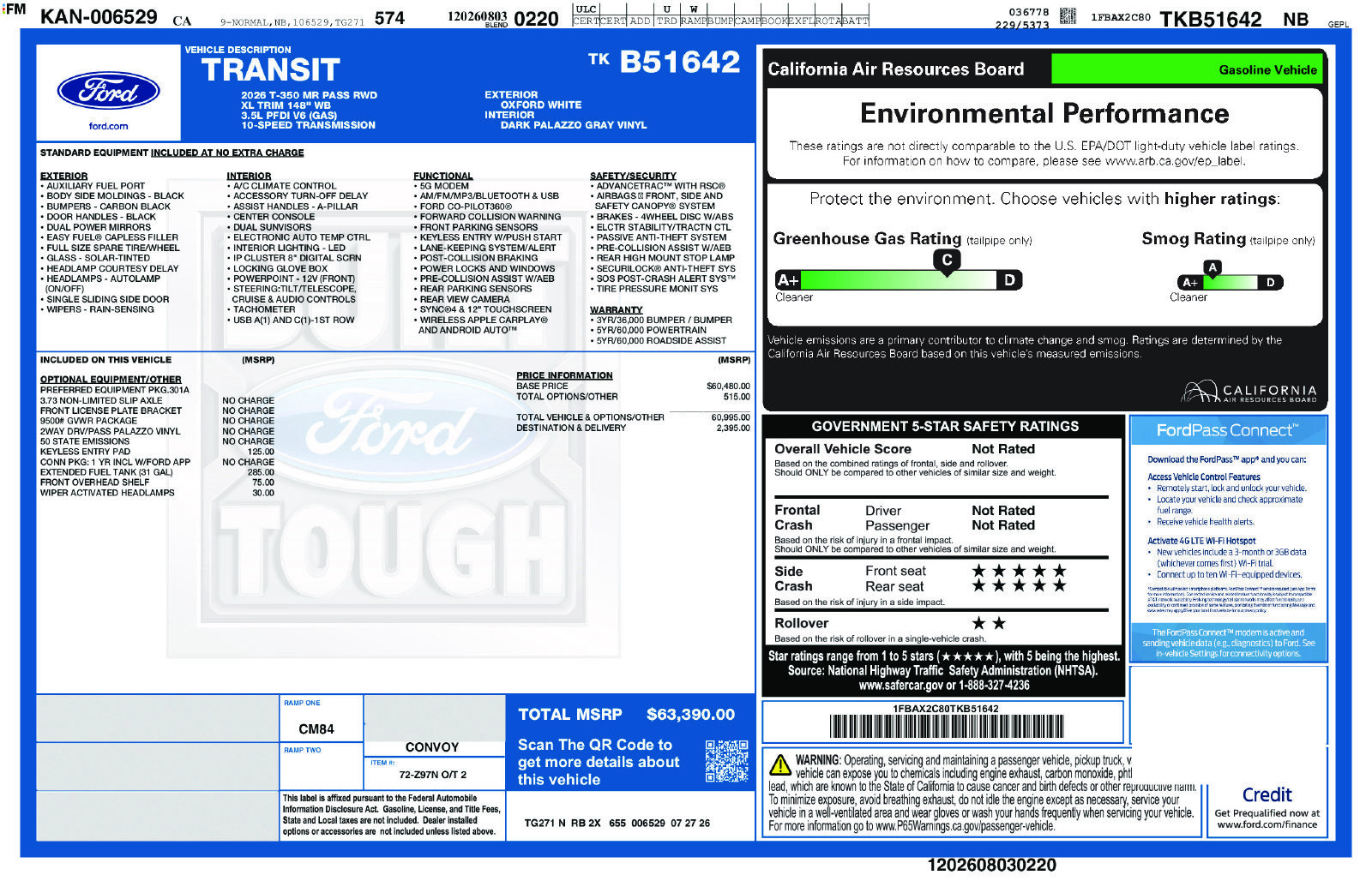 New 2026 Ford Transit 350 XL RWD image 5