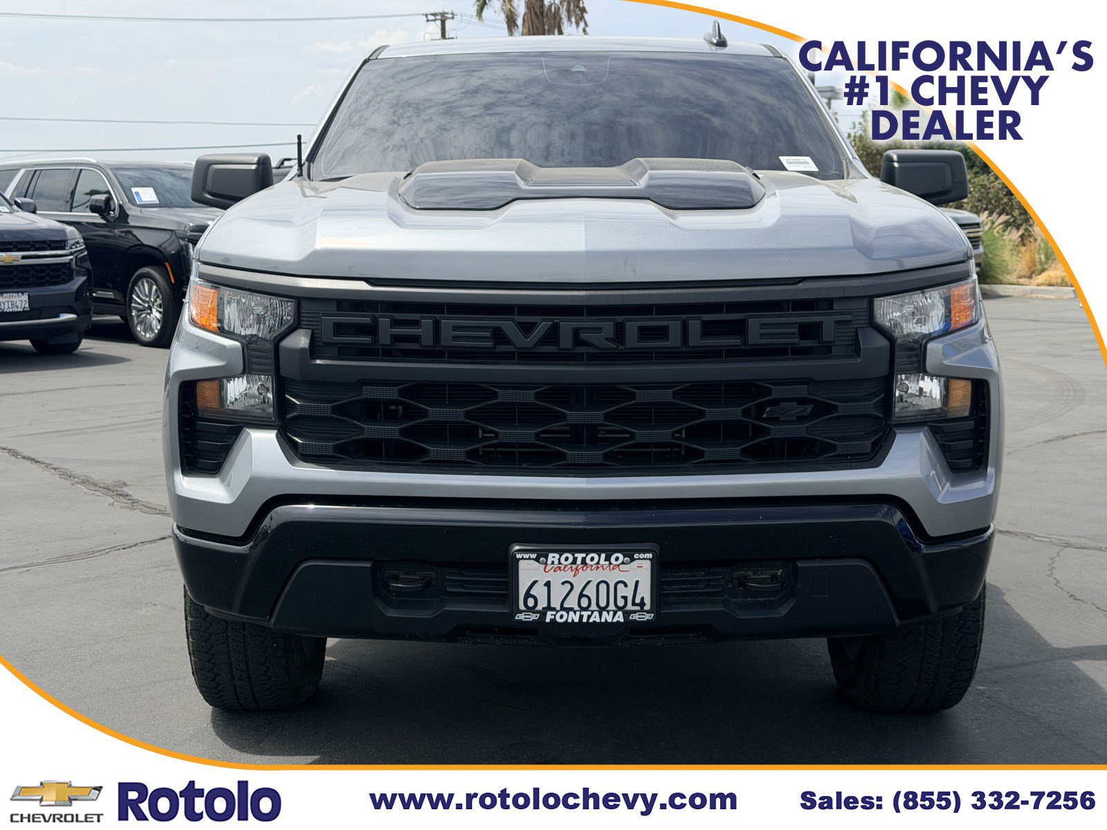 Used 2025 Chevrolet Silverado 1500 Custom Trail Boss w/ Turbomax Blackout Package AWD/4WD image 2