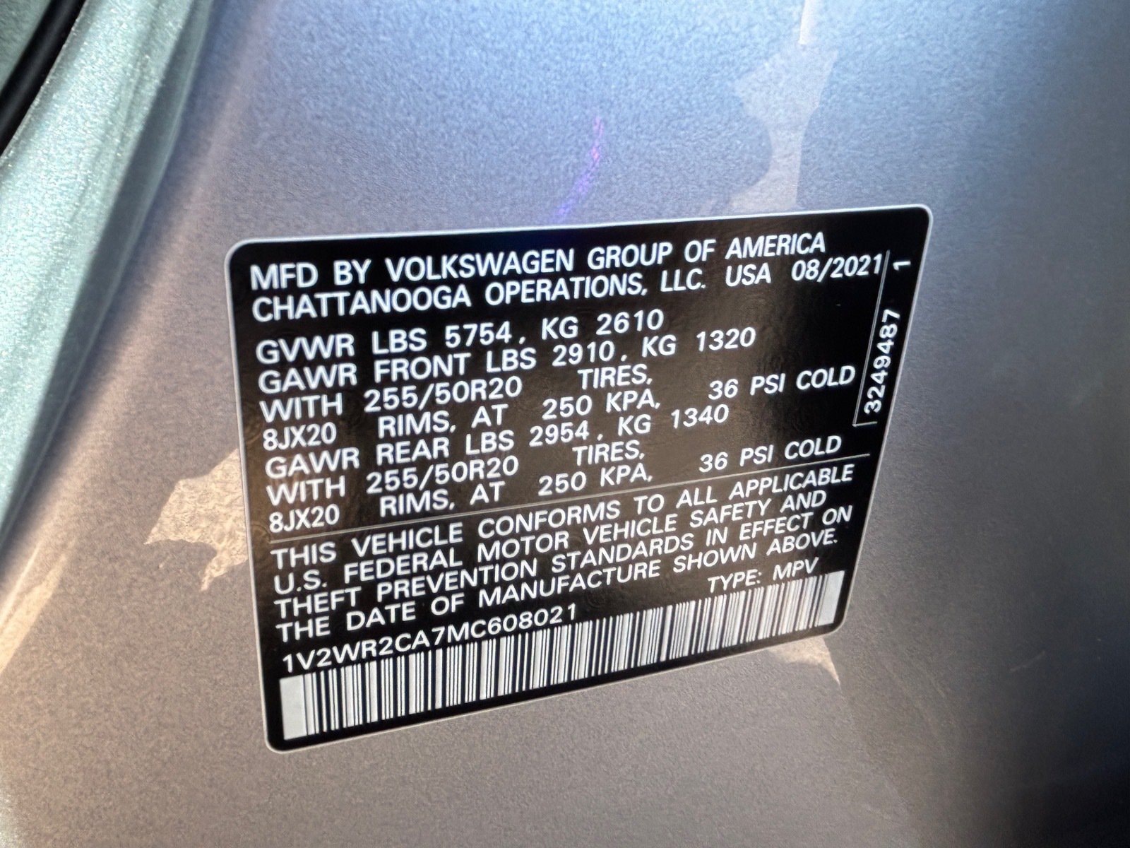 Used 2021 Volkswagen Atlas SE FWD image 32