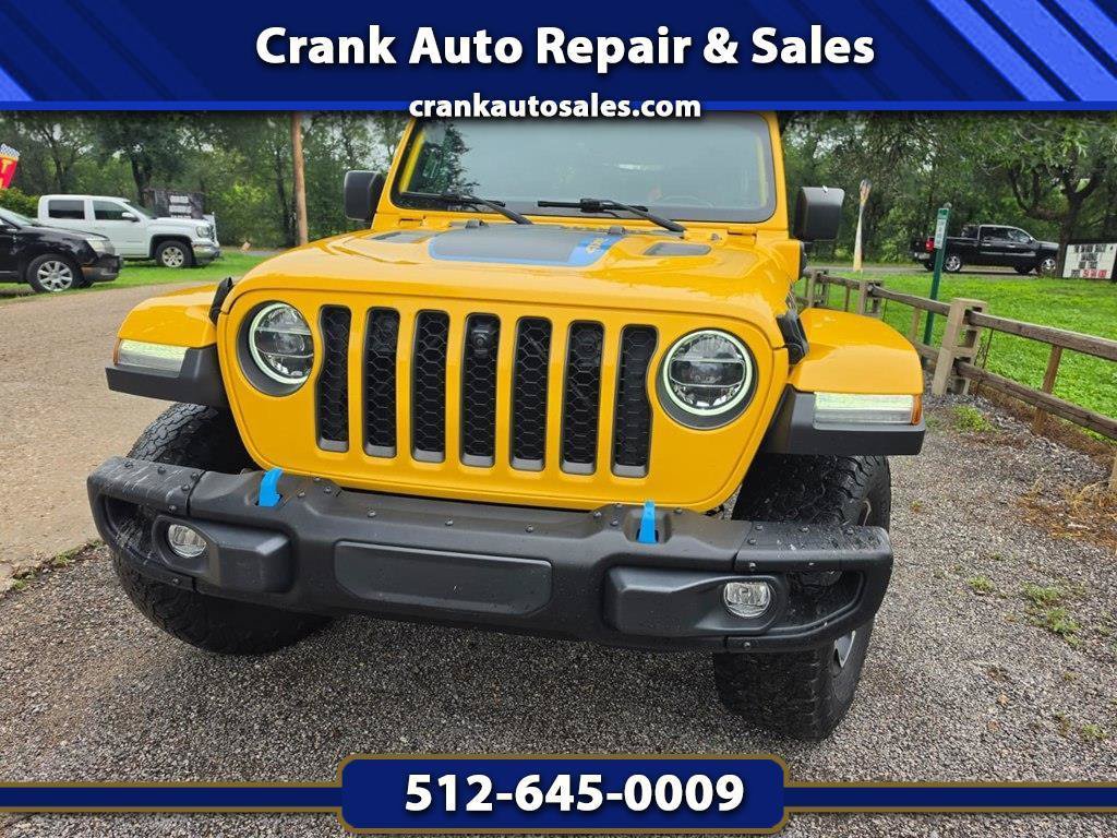 Used 2021 Jeep Wrangler Unlimited Rubicon 4xe w/ Steel Bumper Group AWD/4WD image 1