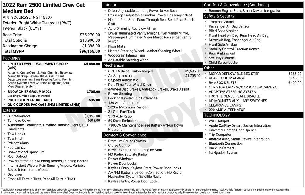 Used 2022 RAM 2500 Limited AWD/4WD image 4