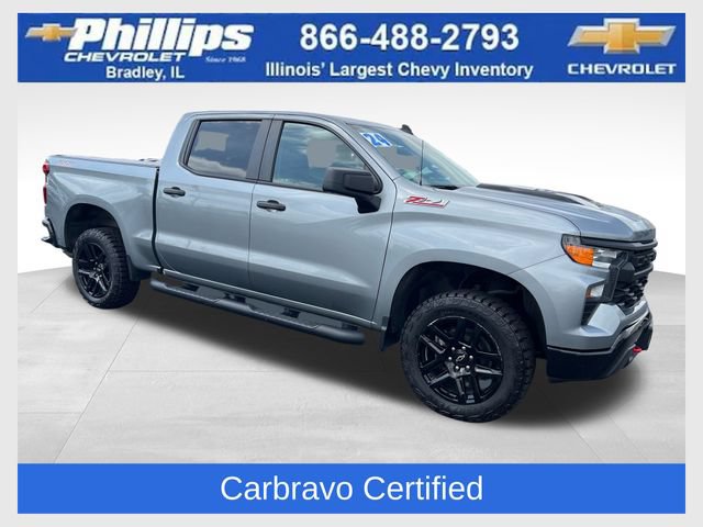 Certified 2024 Chevrolet Silverado 1500 Custom Trail Boss AWD/4WD image 1