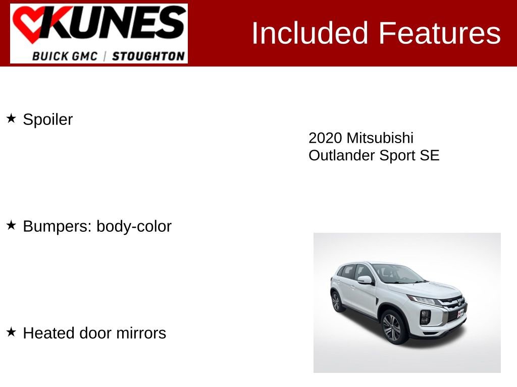 Used 2020 Mitsubishi Outlander Sport SE image 3