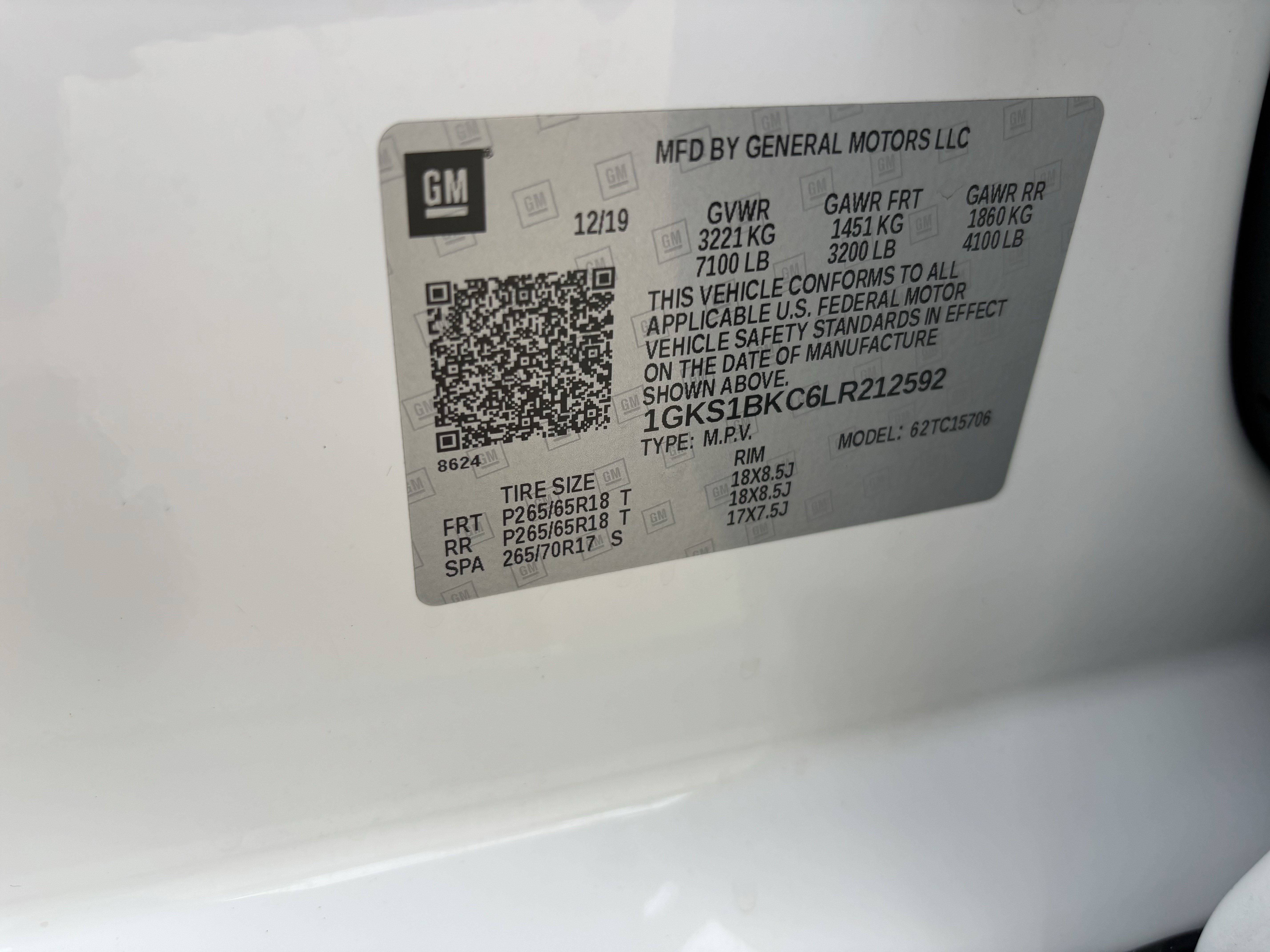 Used 2020 GMC Yukon SLT w/ Open Road Package RWD image 37