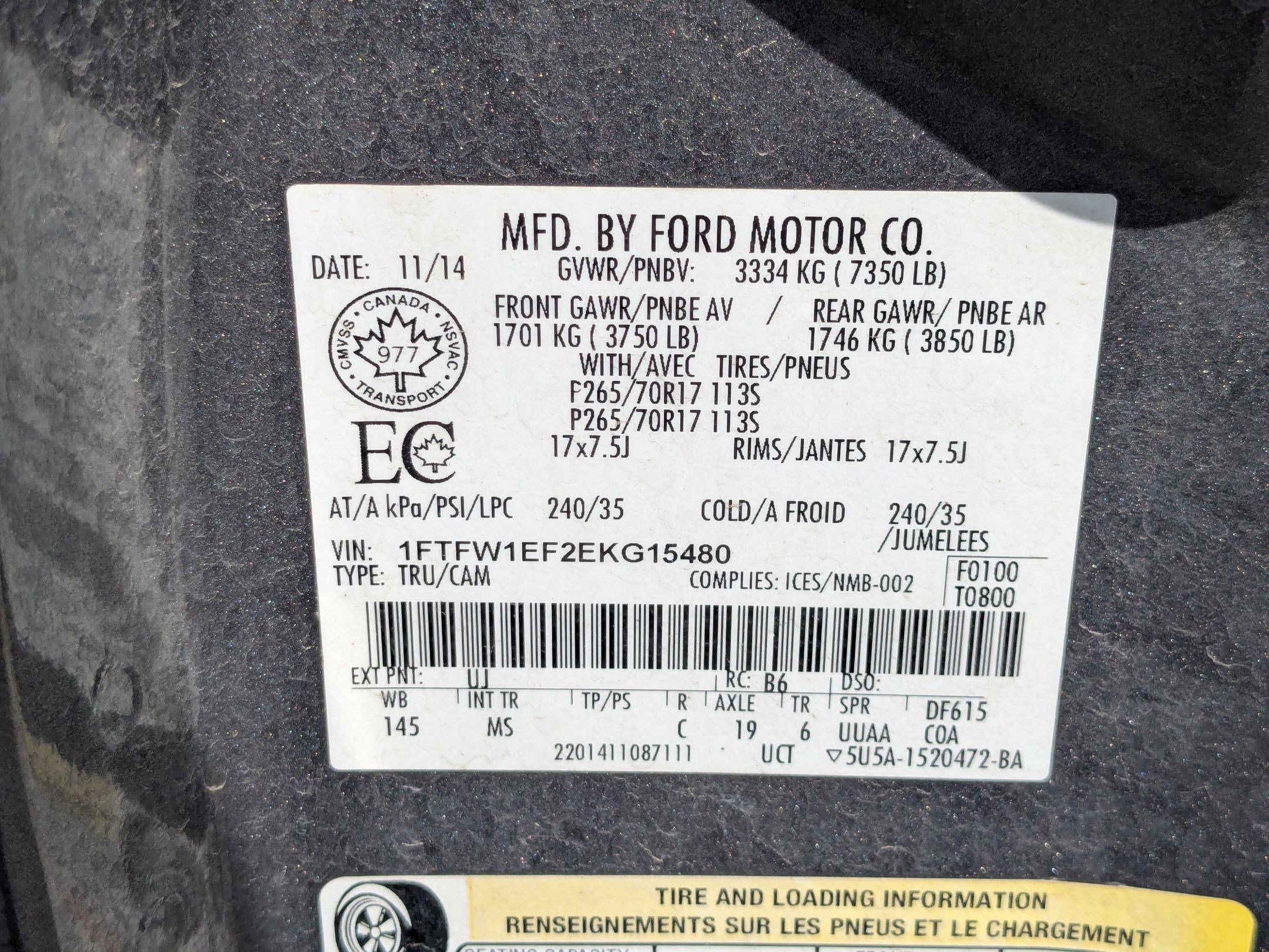 Used 2014 Ford F150 XLT AWD/4WD image 34