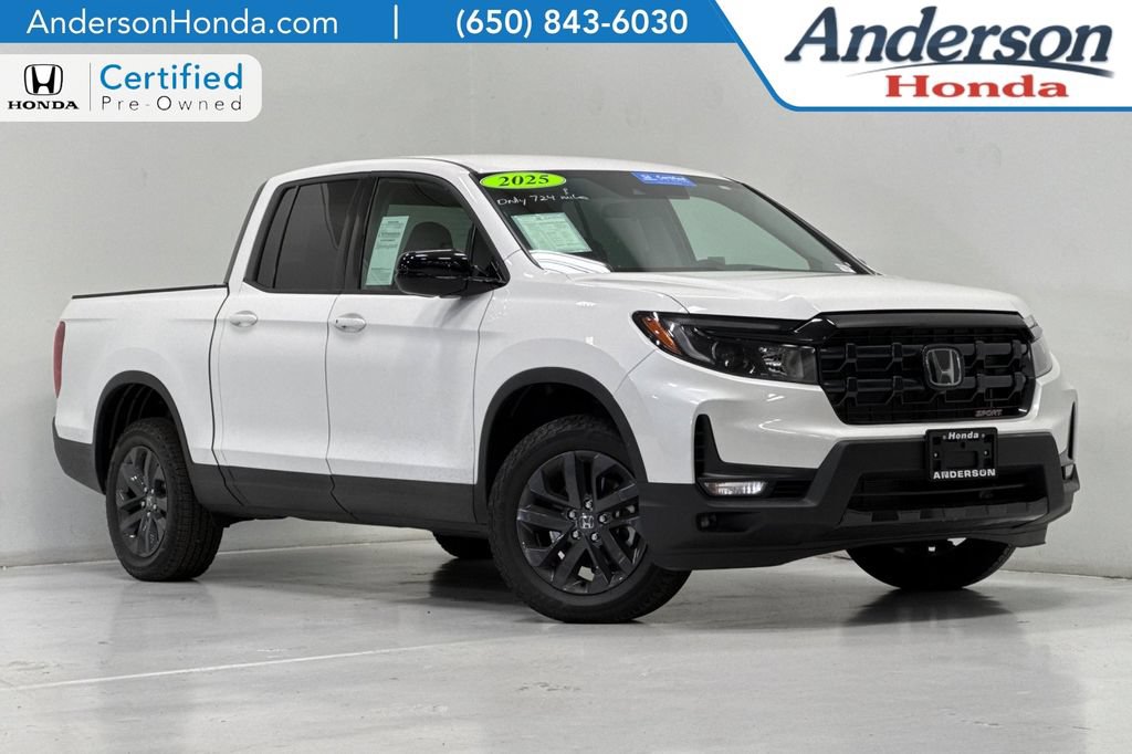 Certified 2025 Honda Ridgeline Sport