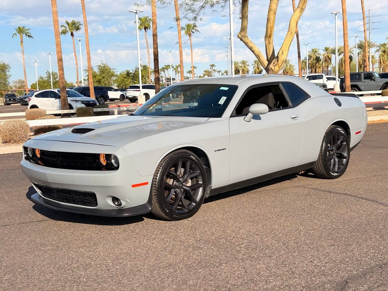 Used 2021 Dodge Challenger R/T w/ Blacktop Package RWD image 2