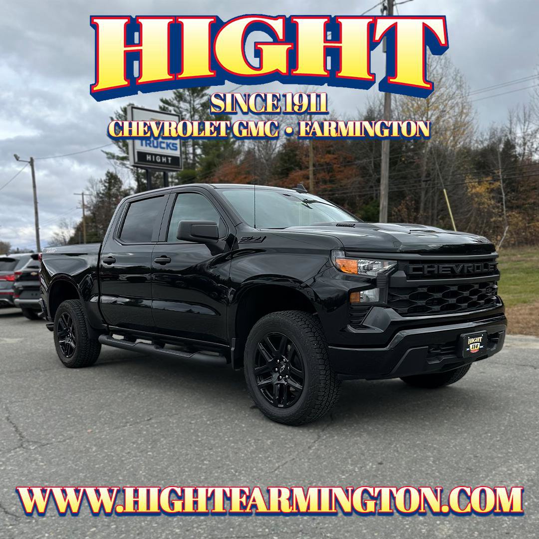 Used 2025 Chevrolet Silverado 1500 Custom Trail Boss w/ Turbomax Blackout Package