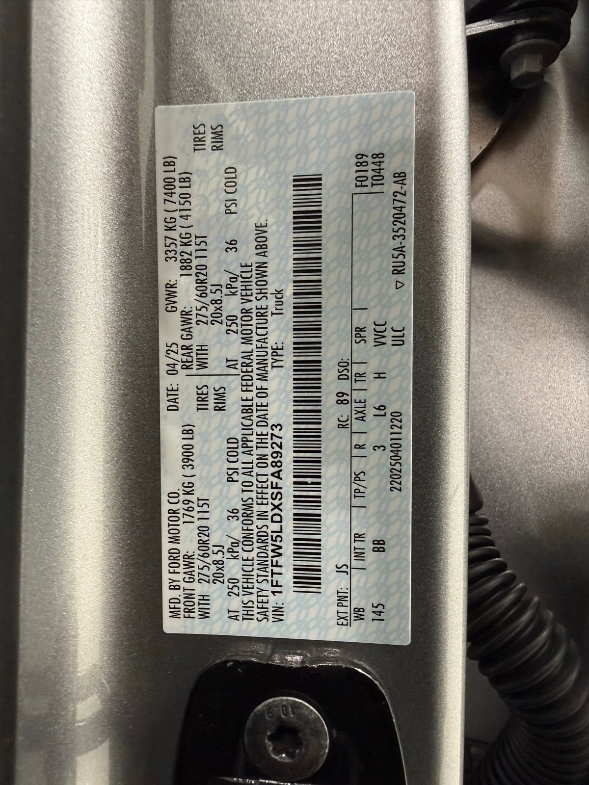 Used 2025 Ford F150 Lariat w/ Equipment Group 501A Mid AWD/4WD image 17