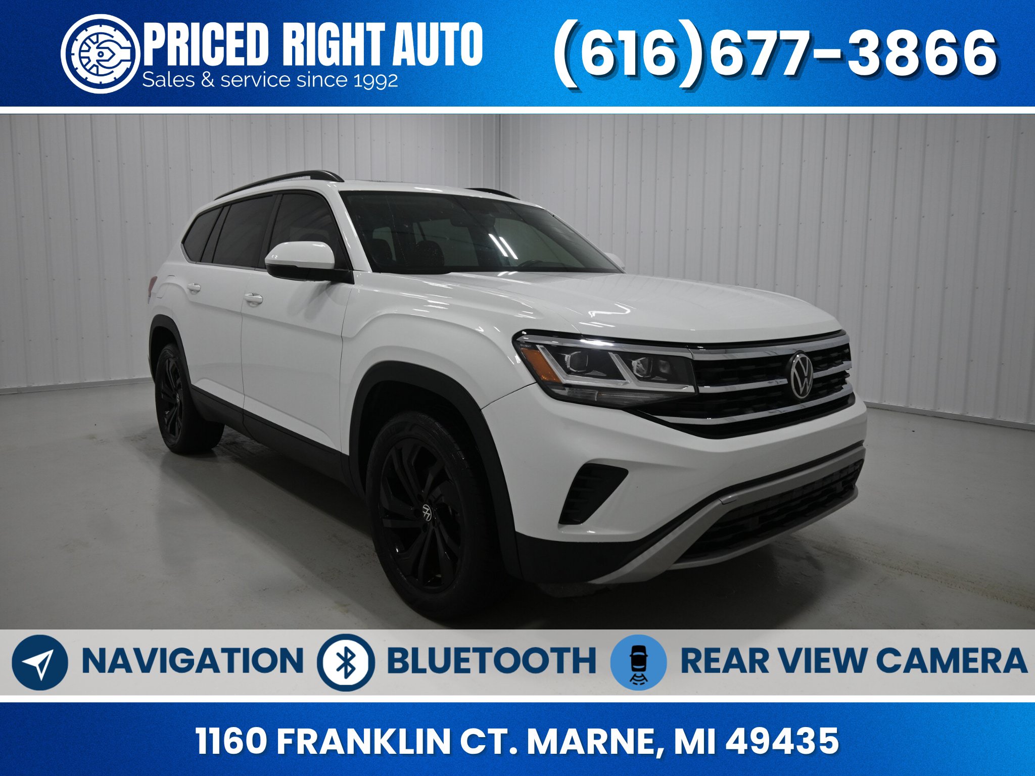 Used 2022 Volkswagen Atlas SE AWD/4WD image 1