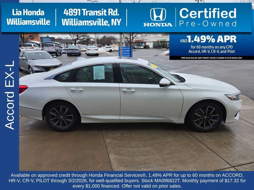 Used 2021 Honda Accord EX-L image 2