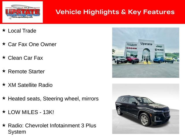 Used 2023 Chevrolet Traverse LT w/ Rear Camera Mirror Package image 5