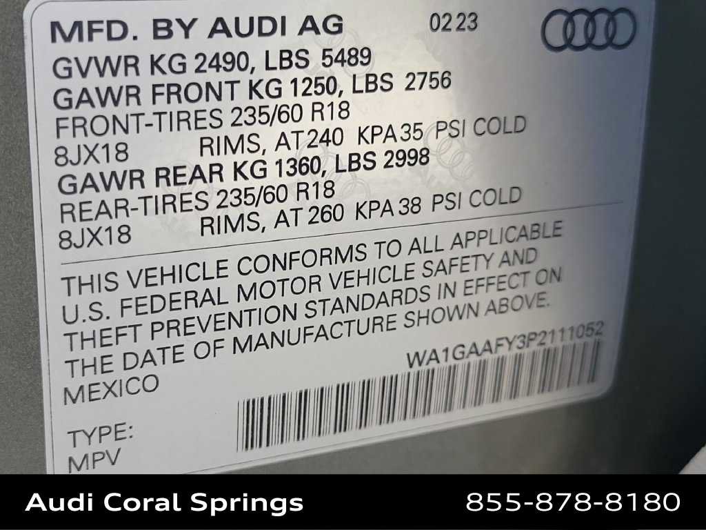 Used 2023 Audi Q5 2.0T Premium w/ Convenience Package AWD/4WD image 29