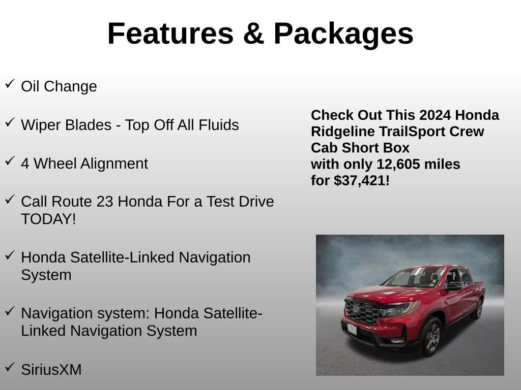 Used 2024 Honda Ridgeline TrailSport image 4