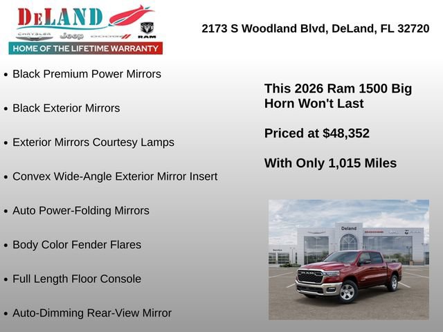 New 2026 RAM 1500 Big Horn AWD/4WD image 32