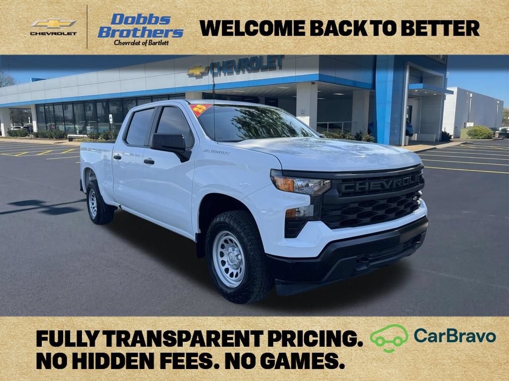 Certified 2023 Chevrolet Silverado 1500 W/T w/ WT Value Package AWD/4WD 360° Tour
