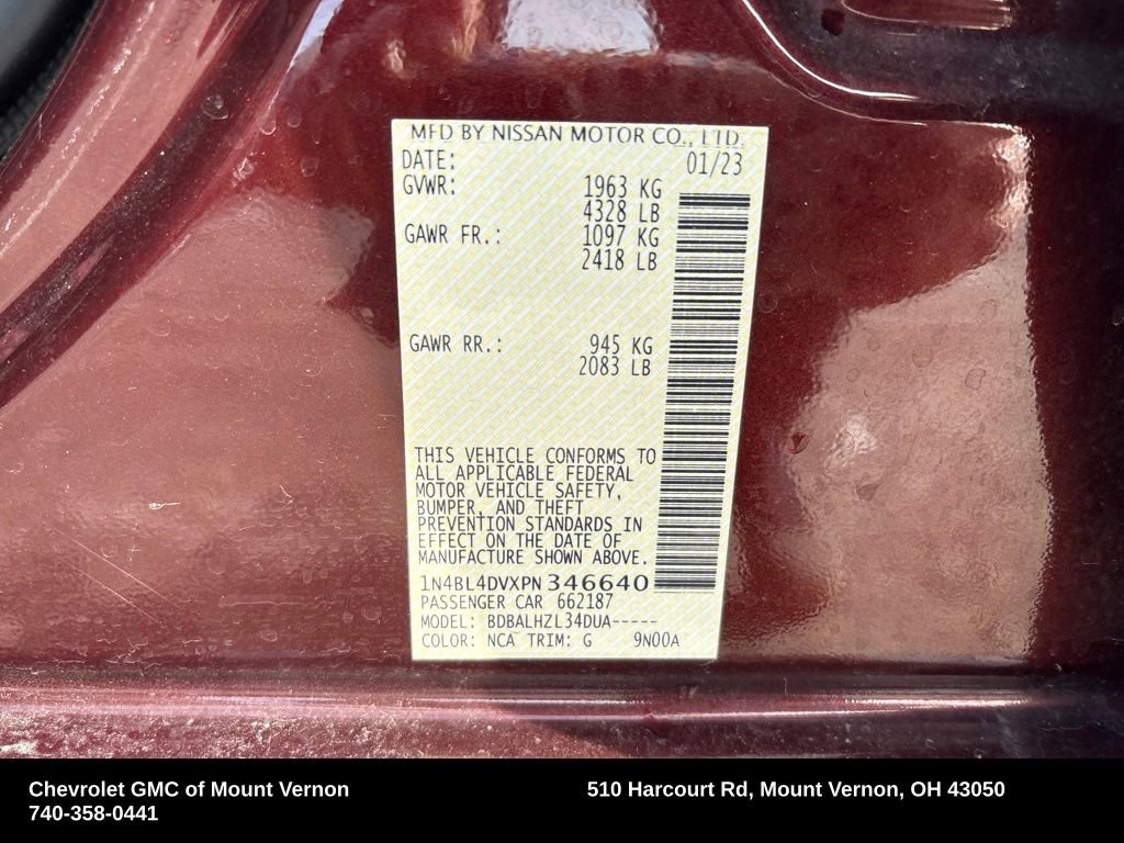 Used 2023 Nissan Altima 2.5 SV image 30