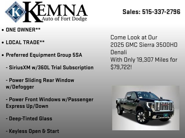 Used 2025 GMC Sierra 3500 Denali w/ Denali Reserve Package AWD/4WD image 7