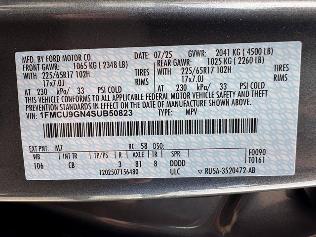 Certified 2025 Ford Escape Active w/ Cold Weather Package image 29