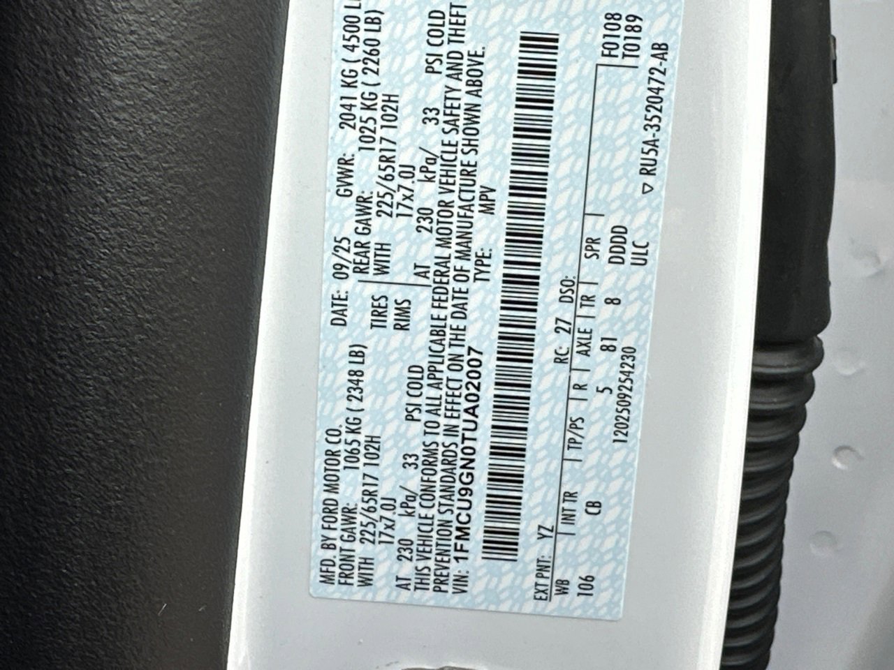 New 2026 Ford Escape Active w/ Tech Pack #1 image 33