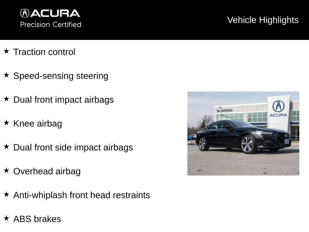 Certified 2025 Acura TLX Technology Package image 9