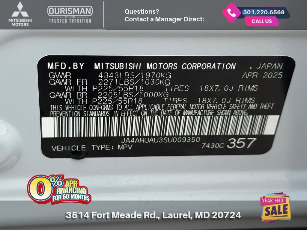 New 2025 Mitsubishi Outlander Sport AWD image 28