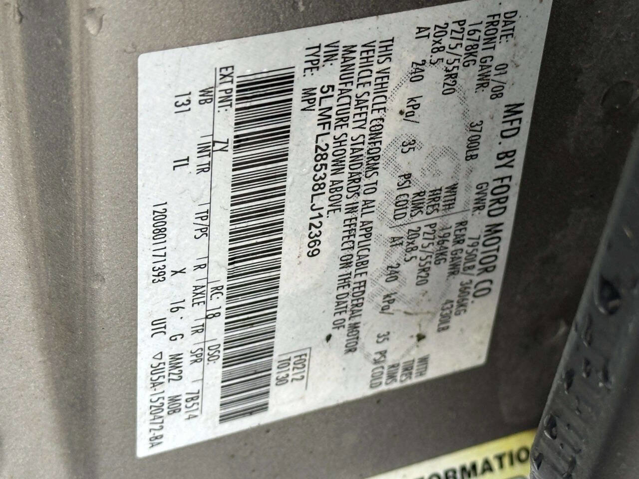 Used 2008 Lincoln Navigator L 4WD image 14