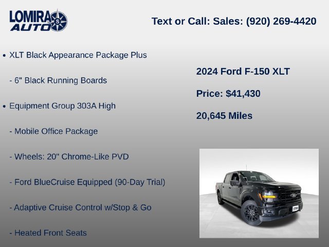 Used 2024 Ford F150 XLT w/ Equipment Group 303A High AWD/4WD image 14