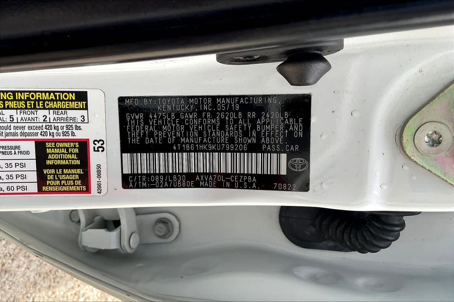 Used 2019 Toyota Camry XSE image 34