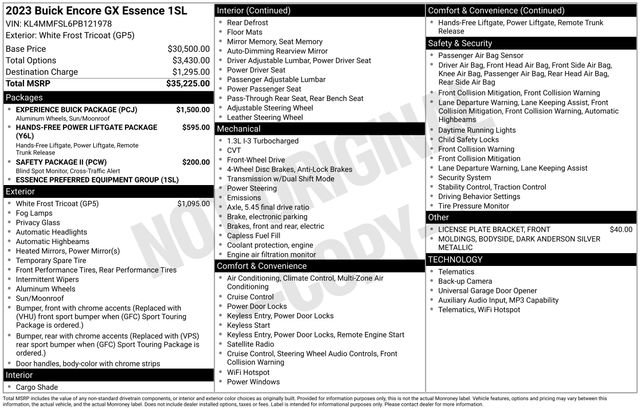 Certified 2023 Buick Encore GX Essence w/ Experience Buick Package FWD image 7