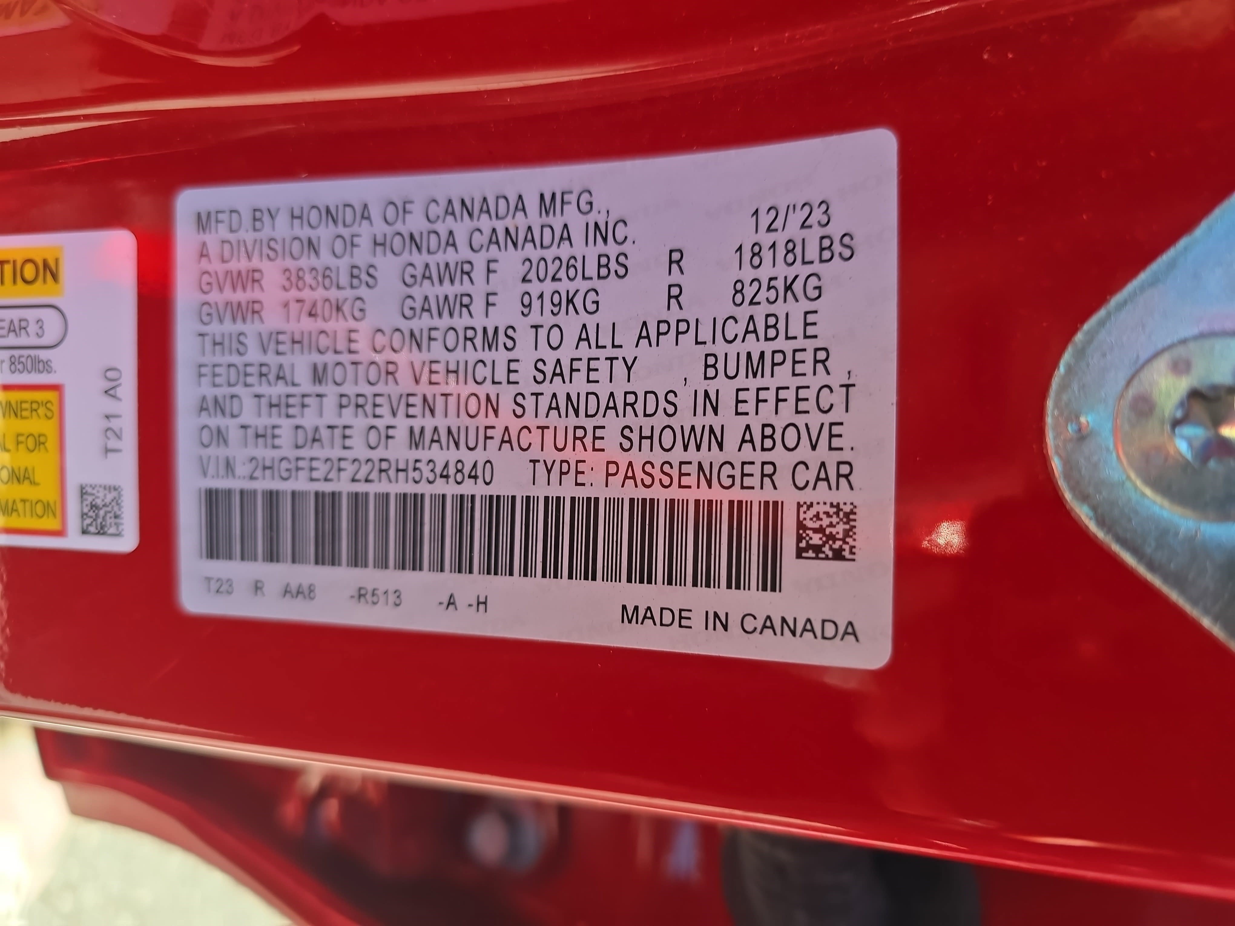 Used 2024 Honda Civic LX image 33