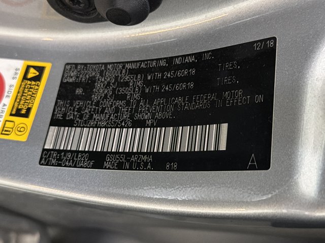 Used 2019 Toyota Highlander XLE AWD/4WD image 11