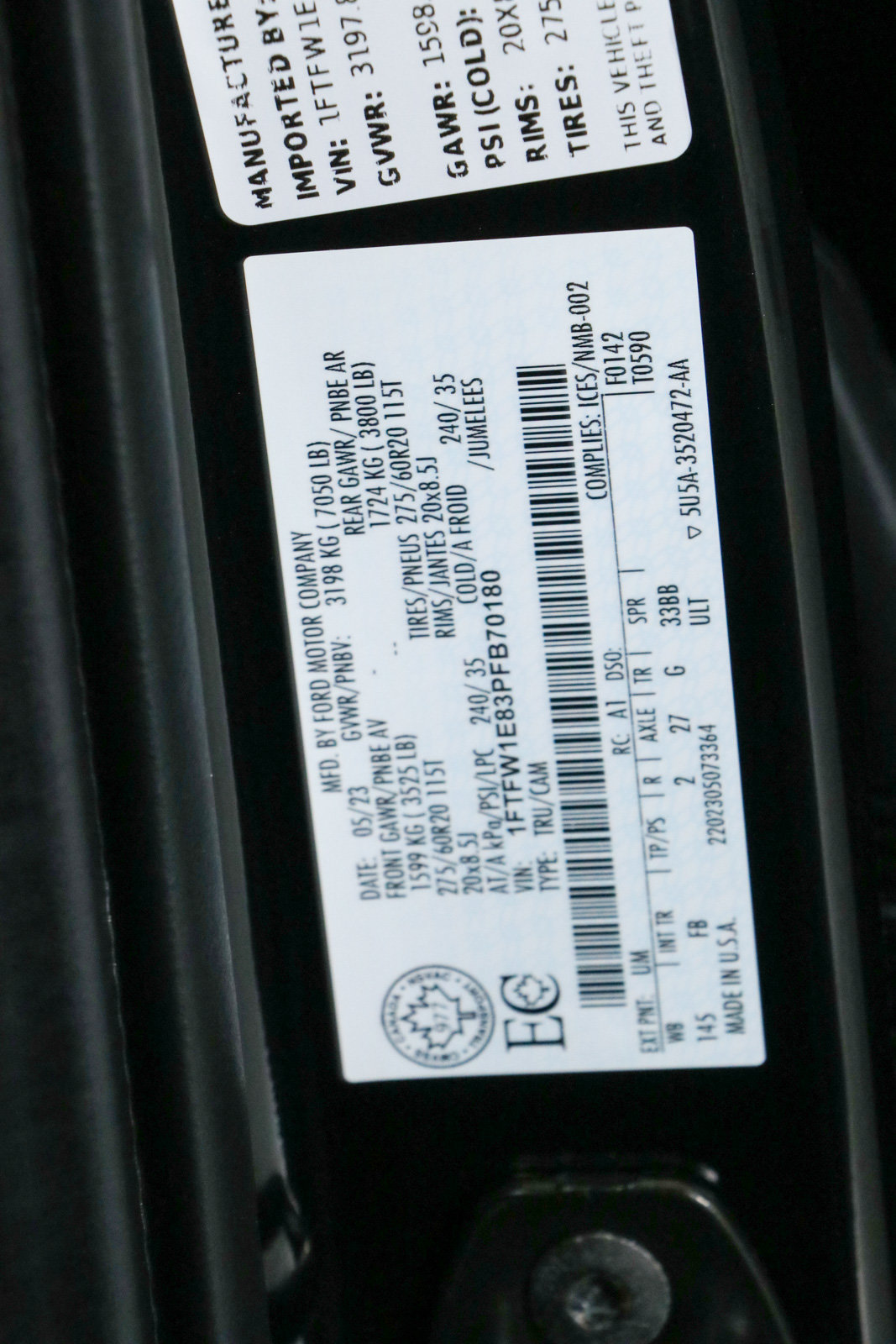 Used 2023 Ford F150 XLT w/ Equipment Group 302A High AWD/4WD image 34