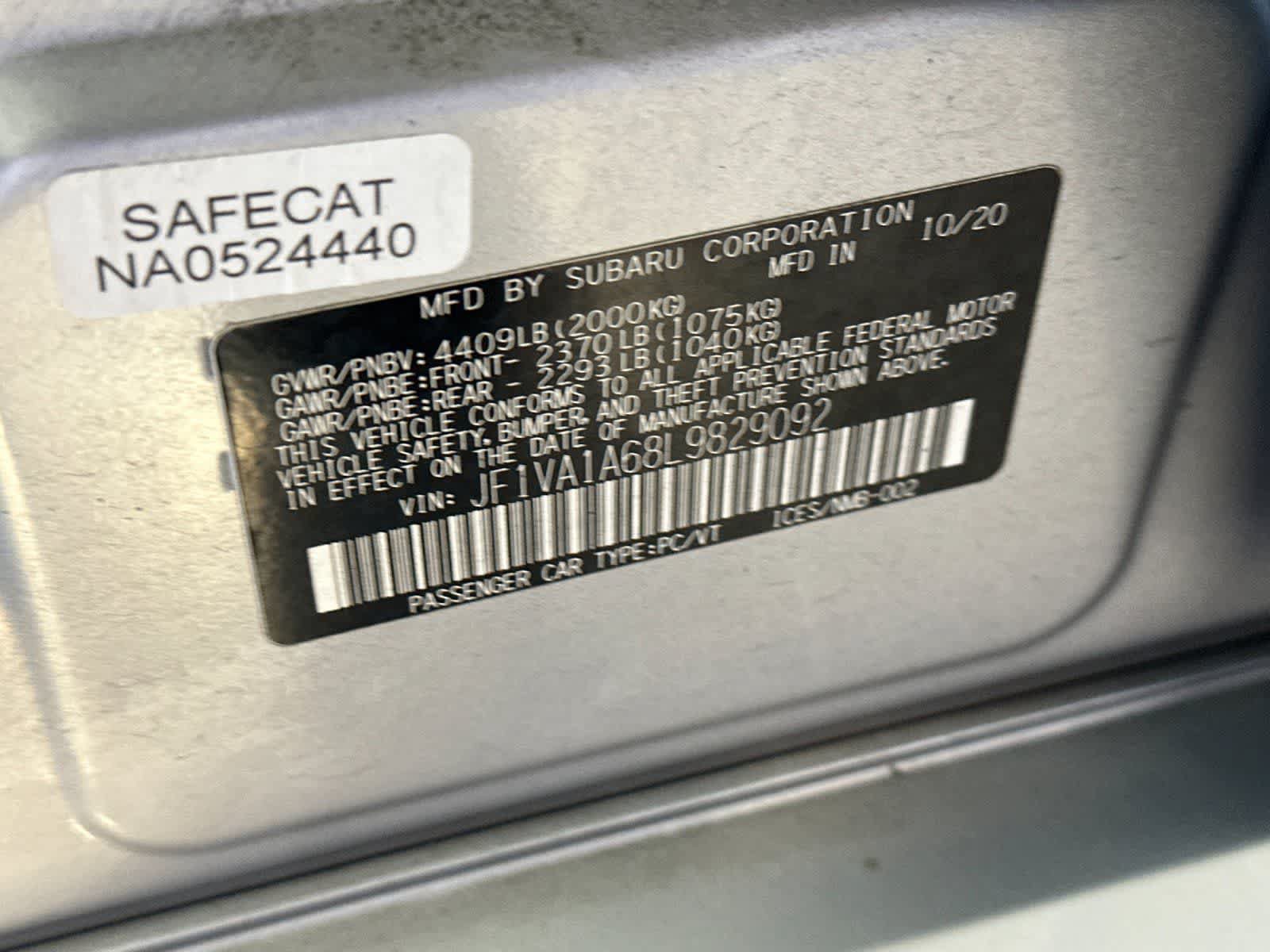 Used 2020 Subaru WRX AWD/4WD image 31