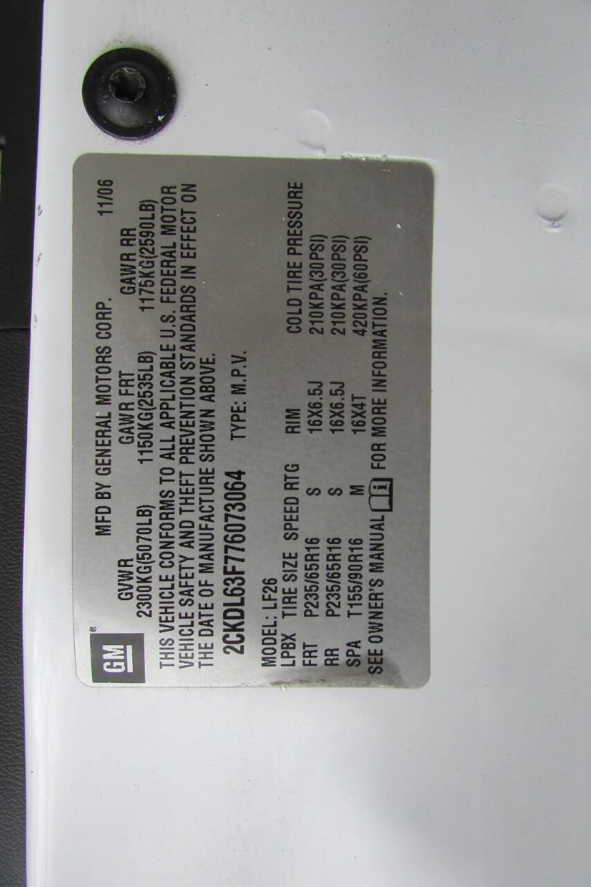 Used 2007 Pontiac Torrent 2WD w/ Preferred Package image 16