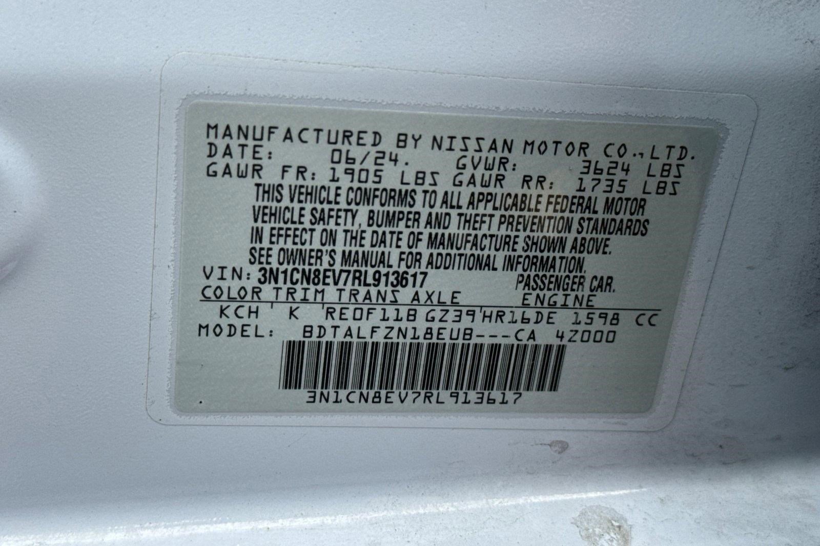 Used 2024 Nissan Versa SV FWD image 18