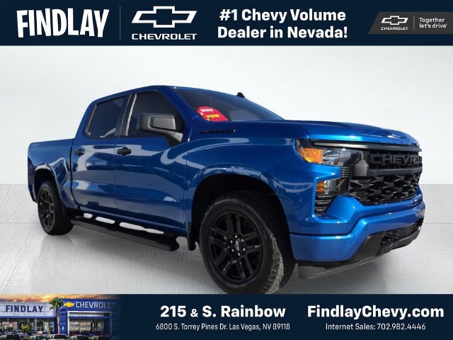 Certified 2024 Chevrolet Silverado 1500 Custom w/ LPO, Dark Essentials Package AWD/4WD image 1