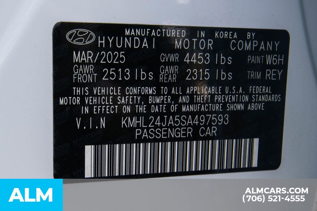 Certified 2025 Hyundai Sonata SE image 28