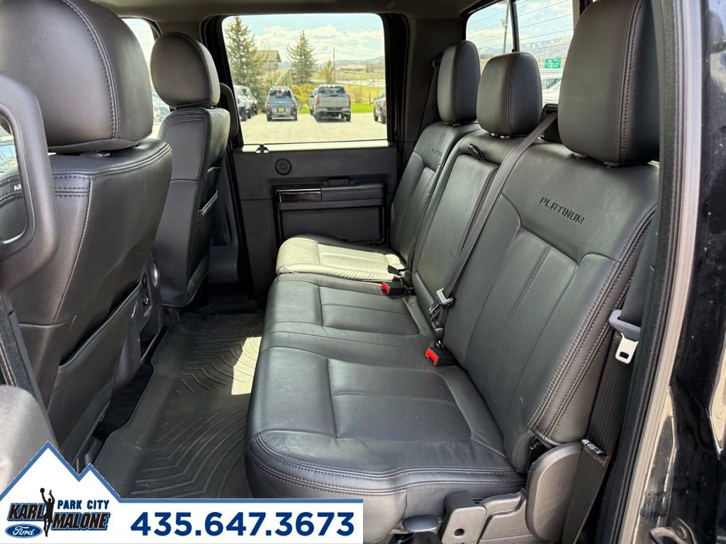 Used 2015 Ford F350 Platinum w/ FX4 Off-Road Package AWD/4WD image 32