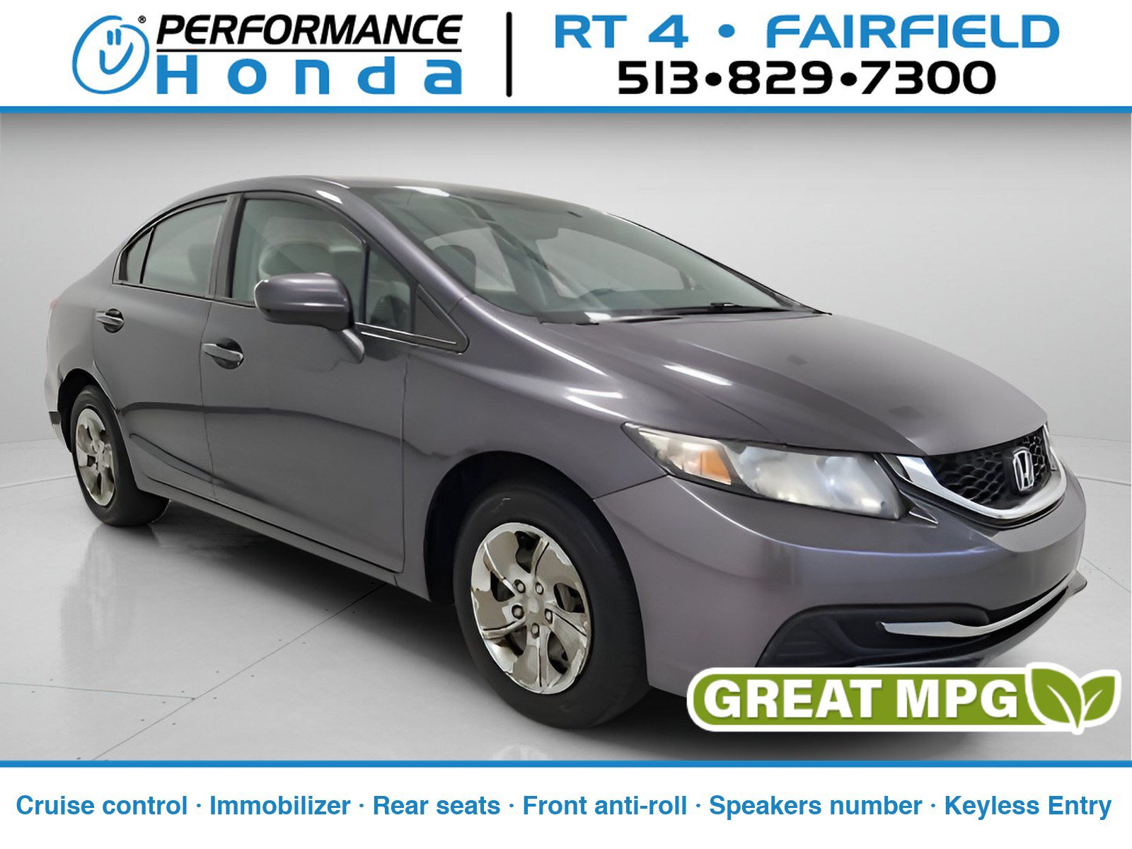 Used 2015 Honda Civic LX